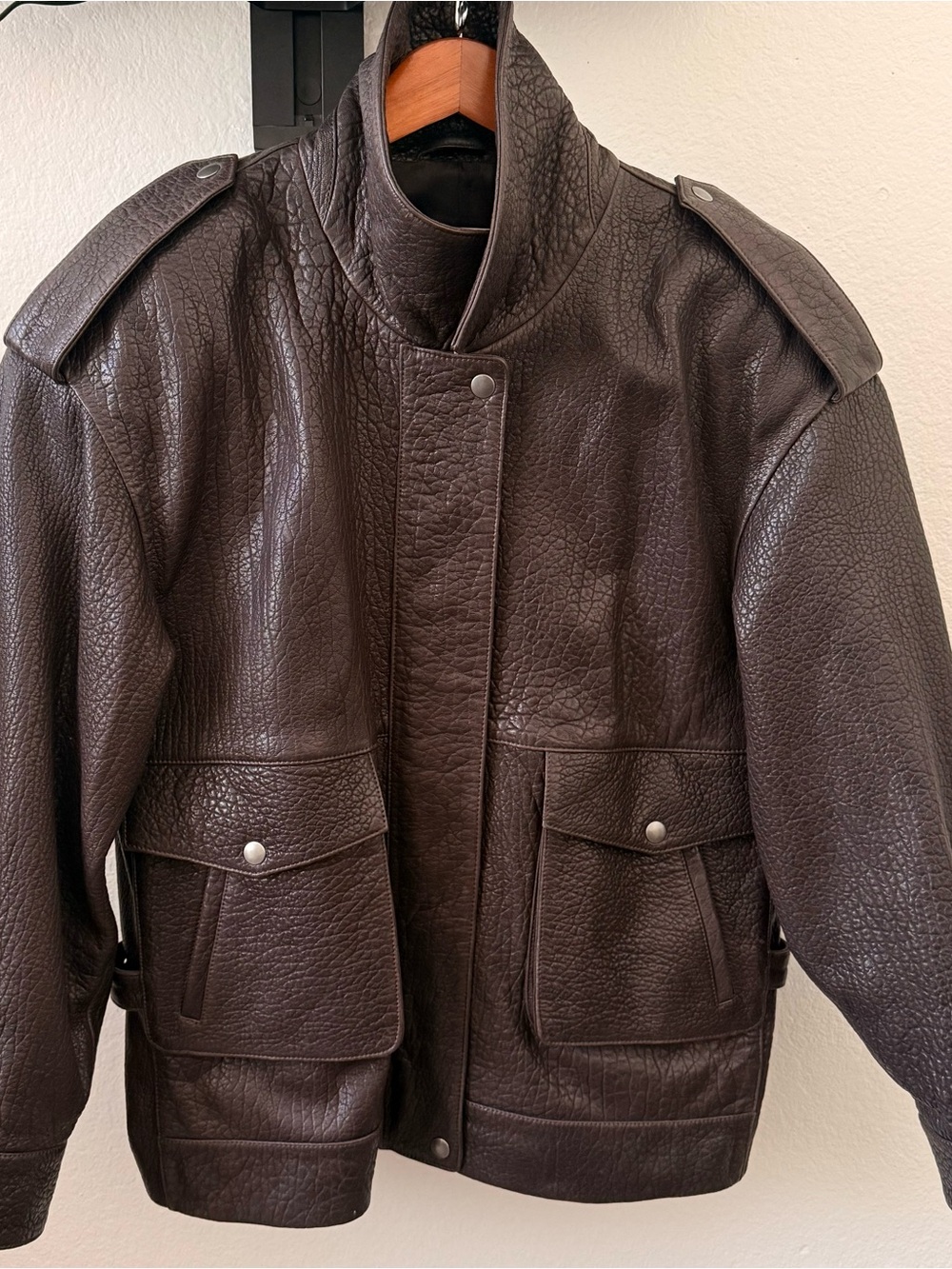 Ducie London -Opal jacket -bitter chocolate